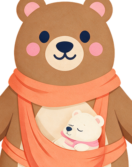 Maïa l'ourse et son petit Noé
