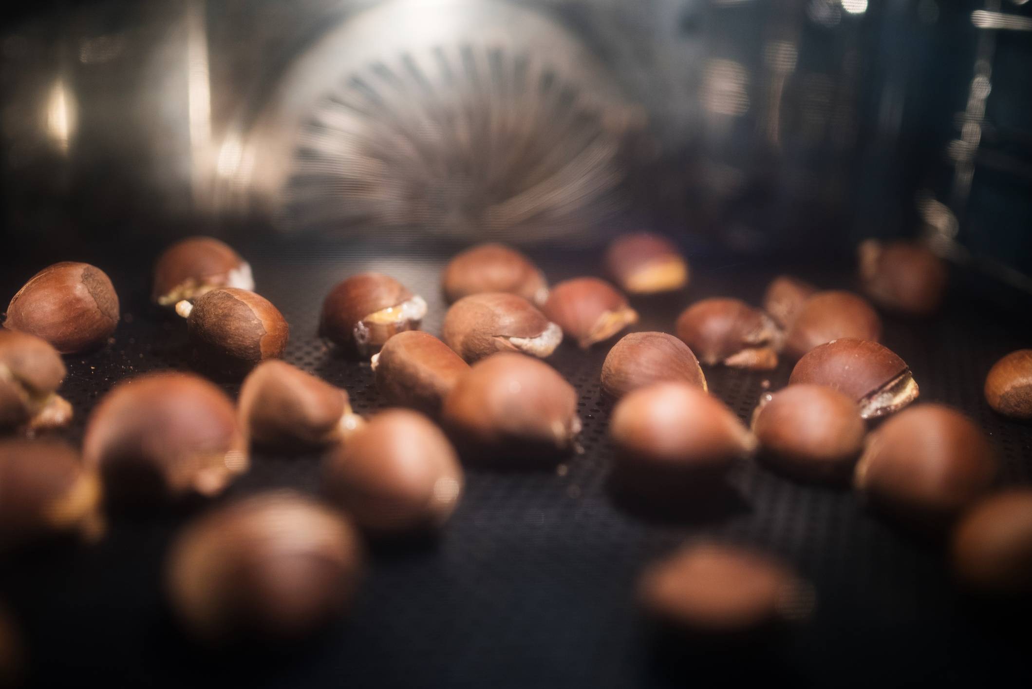 Paderno Sambonet Poêle Pour Châtaignes Marrons Chauds Fer Noire Avec Trous