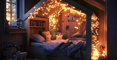 Le lit cabane : un univers magique pour les enfants.