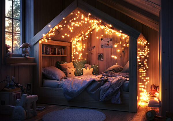Le lit cabane : un univers magique pour les enfants.